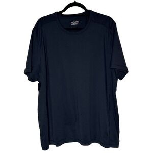 Untuckit T Shirt Clarendon II Short Sleeve Performance Tee Men's Black Size 3XL